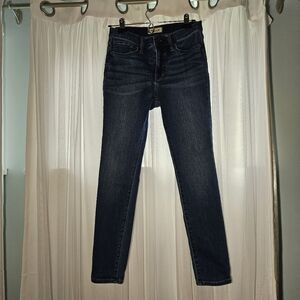 Madewell Blue Skinny Jeans with Tapered Leg